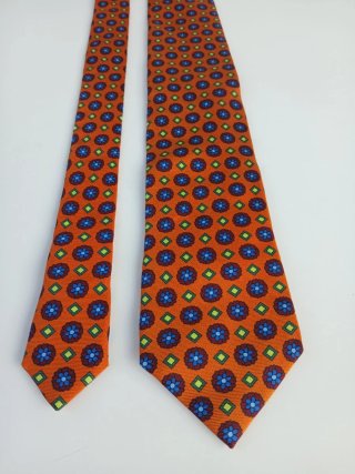 Cravatta Pozzuoli Arancione Seta 100%