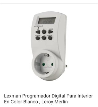 Programador Digital Lexman Blanco