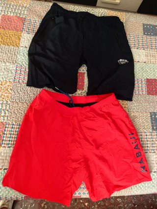 Pack 2 Bañadores Hombre Nabaiji rojo y negro