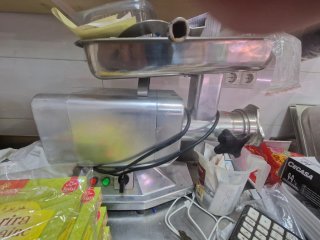 Picadora de carne industrial acero inox