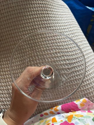 Juego de 6 copas de cóctel de vidrio