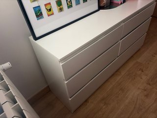 Cómoda IKEA Kullen 6 cajones Blanca