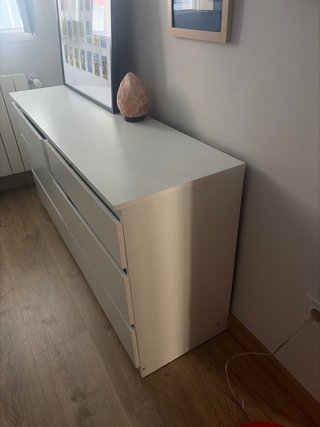 Cómoda IKEA Kullen 6 cajones Blanca