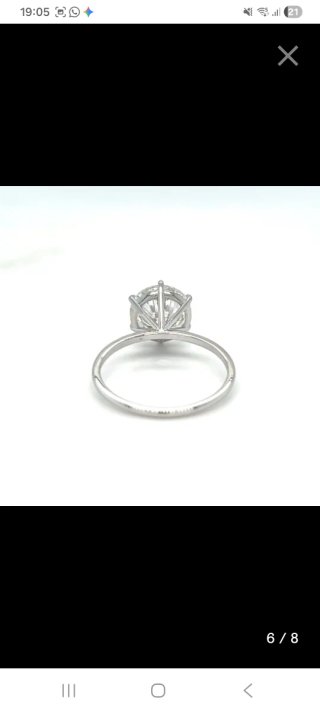 Anillo Solitario Diamante 1.00ct Oro