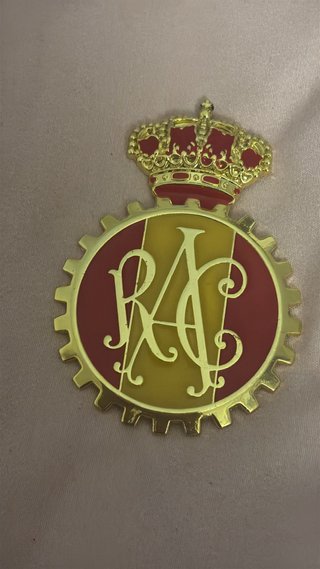 Insignia Vintage RACE (Real Automóvil Club Español