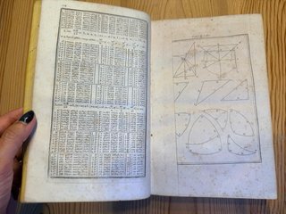 Libro antiguo s.XIX - Tables de logarithmes 1829