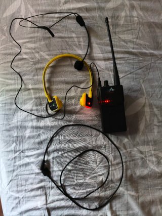 Auriculares conducción ósea natación