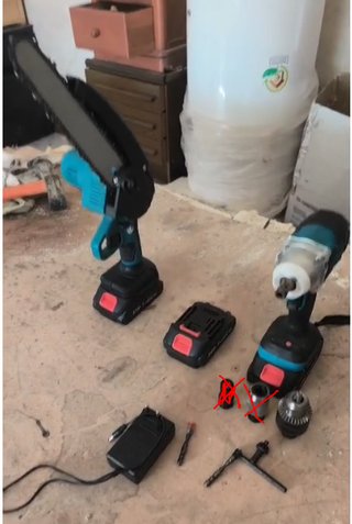 Atornilladora Llave Impacto + Motosierra 8"
