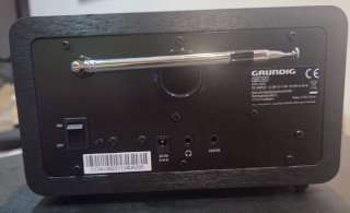 Radio Internet Grundig Negra y Plateada DTR4500
