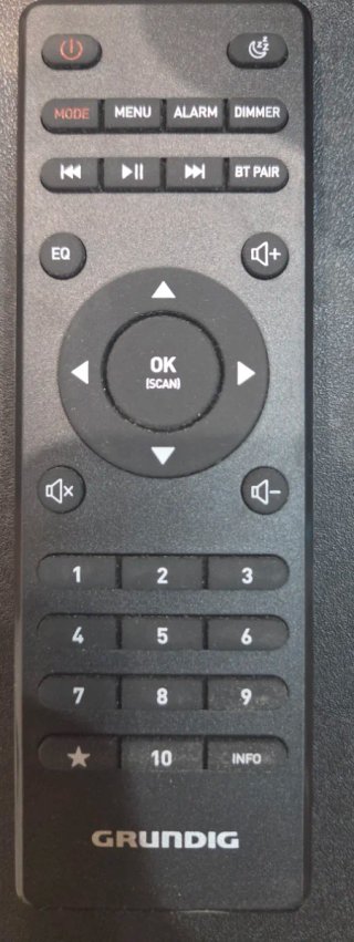 Radio Internet Grundig Negra y Plateada DTR4500