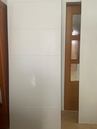 Puerta de armario blanca moderna