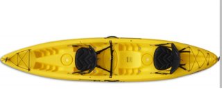 Alquiler Kayak rígido. 1 / 2+1. Máxima segurida.