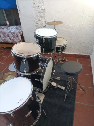 Batería Acústica Spark Negra