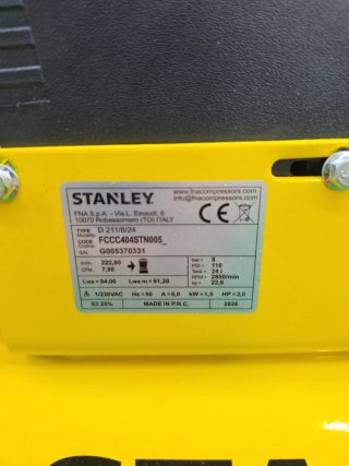Compresor Stanley D211/8/24 24L