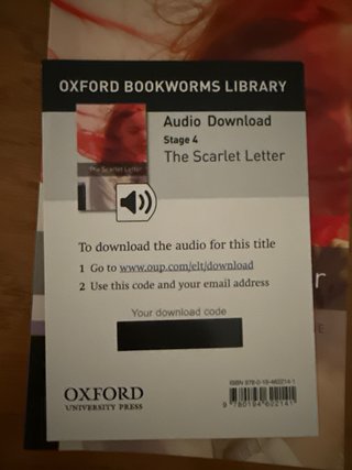 Libro The Scarlett Letter Oxford bookworms PAU