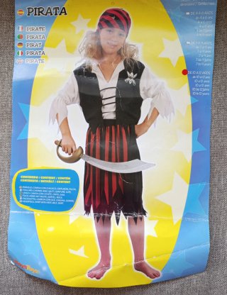 Disfraz Pirata Niña