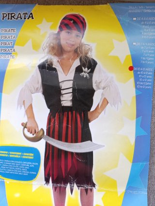 Disfraz Pirata Niña
