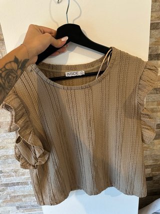Camiseta INSIDE manga corta volantes M