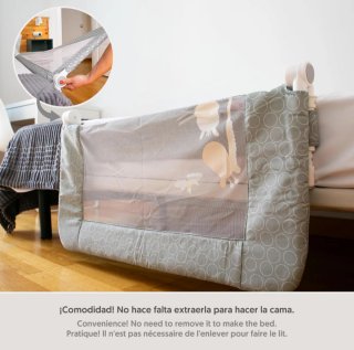 INTERBABY 150 x 70 cm Barrera de cama Abatible