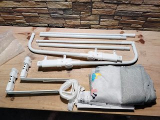INTERBABY 150 x 70 cm Barrera de cama Abatible