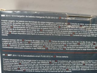 Cargador inteligente Parkside X20V Team