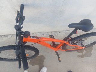 Bicicleta Montaña Naranja Rockrider