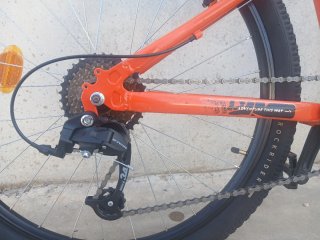 Bicicleta Montaña Naranja Rockrider
