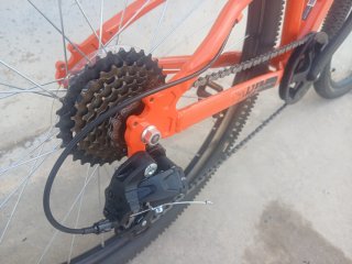Bicicleta Montaña Naranja Rockrider