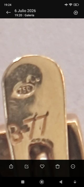 Pendientes oro 18k