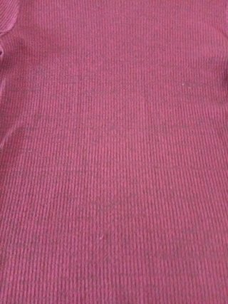 Camiseta burdeos manga tres cuartos talla S