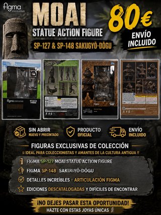 Lote 2 Figuras Figma Moai SP-127 y SP-148