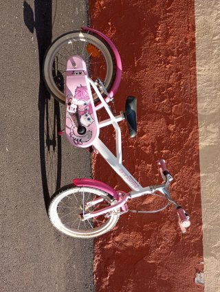 Bicicleta infantil rosa