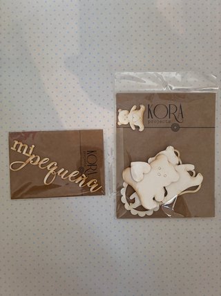 Lote adornos scrapbooking Kora Project