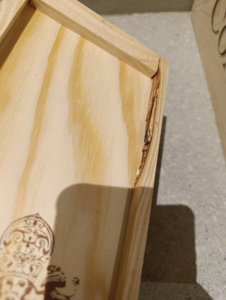 2 Cajas Madera Contino 1 Botella