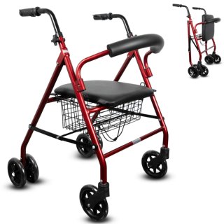 Andador Plegable Rojo AD160