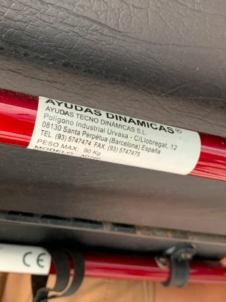 Andador Plegable Rojo AD160