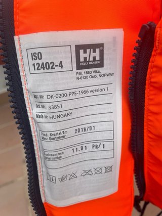 Chaleco salvavidas Helly Hansen 100N 20-35kg