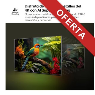 LG 55NANO80A6B televisor 55" 4K NanoCell