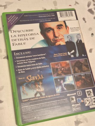 Fable 1 Xbox Edición Limitada Dvd extras