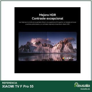 - XIAOMI TV F Pro 55 2+32GB 55" 4K QLED Smart
