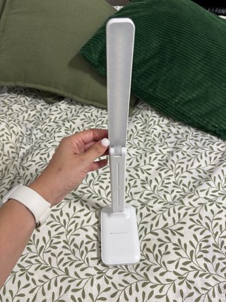 Lámpara de escritorio LED blanca