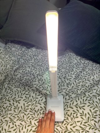 Lámpara de escritorio LED blanca