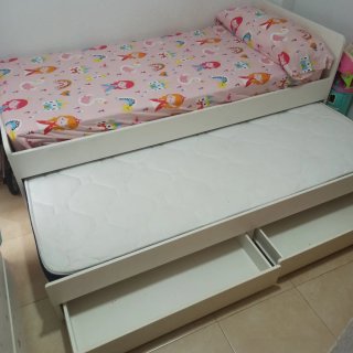 Cama Nido Blanca Ikea 2 Cajones