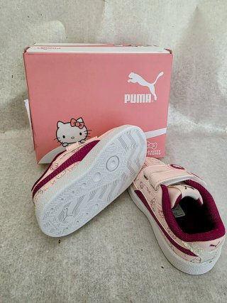 Zapatillas Puma Niña Hello Kitty Rosa. Talla 20