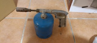 Soplete fontanero con bombona