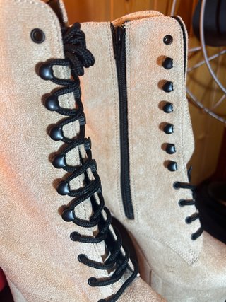 Botines Pole Dance Beige Talla 38