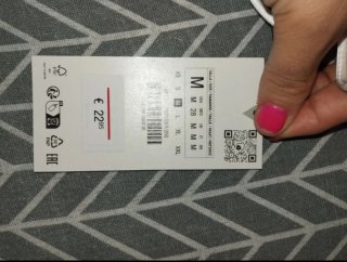 Top Zara Blanco Encaje