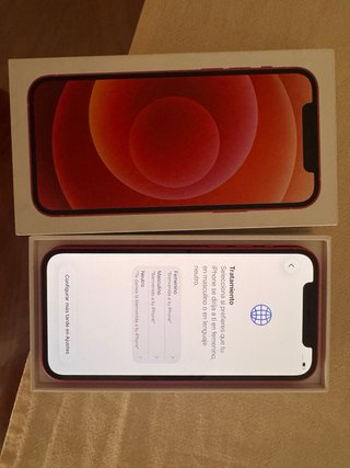 iPhone 12 Rojo 64GB 93% Salud Batería