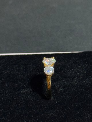 Anillo Oro 3 Diamantes