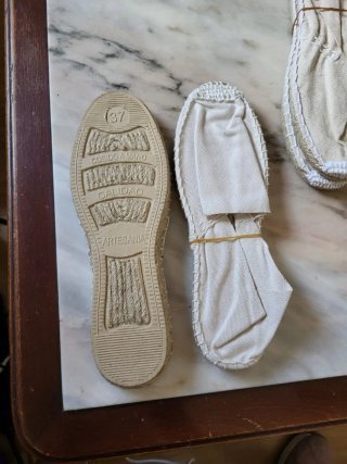 Alpargatas Beige Talla 37
